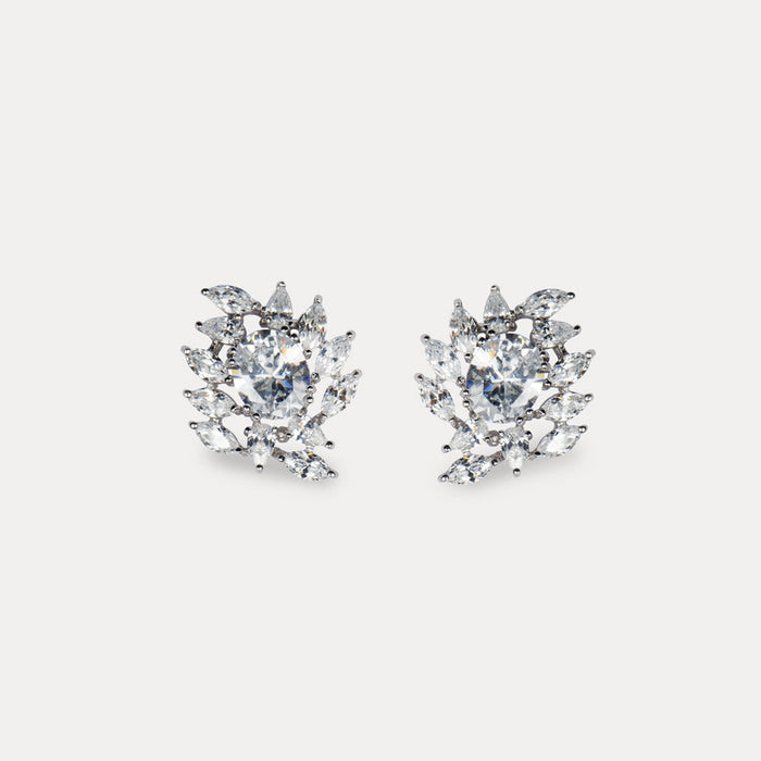 apples & figs Fantasy Star Cluster silver-tone Studs
