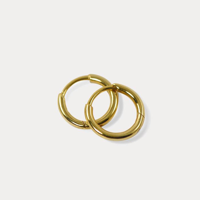 apples & figs PAIR 14k GOLD HOOP