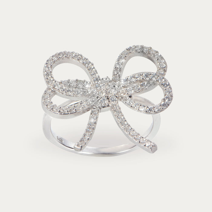 apples & figs SILVER RIBBON RING