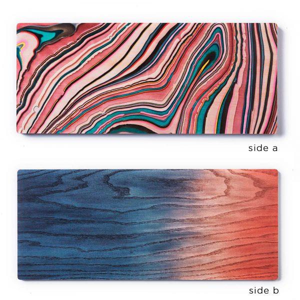 applicata A tribute to wood tapas board - blue/red large