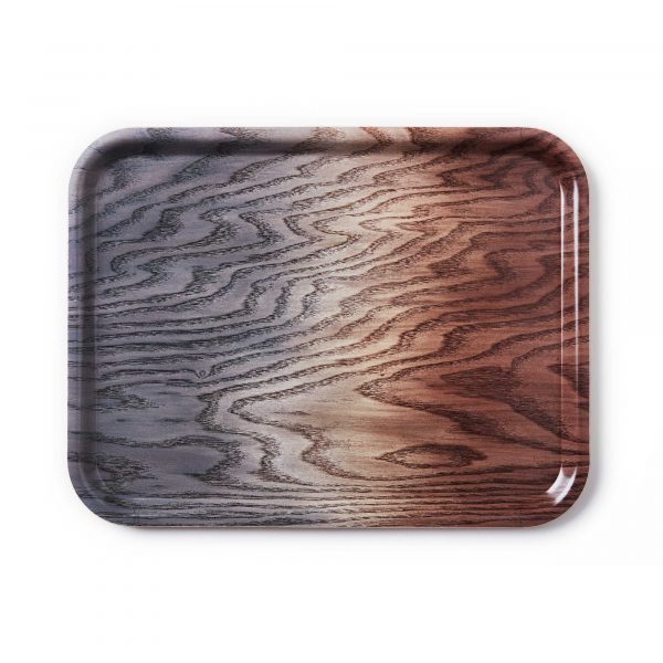 applicata A tribute to wood tray - brown/grey large