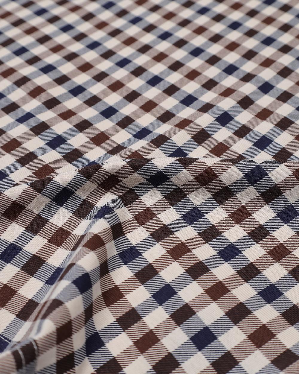 Aquascutum ACTIVE CLUB CHECK LOGO T-SHIRT