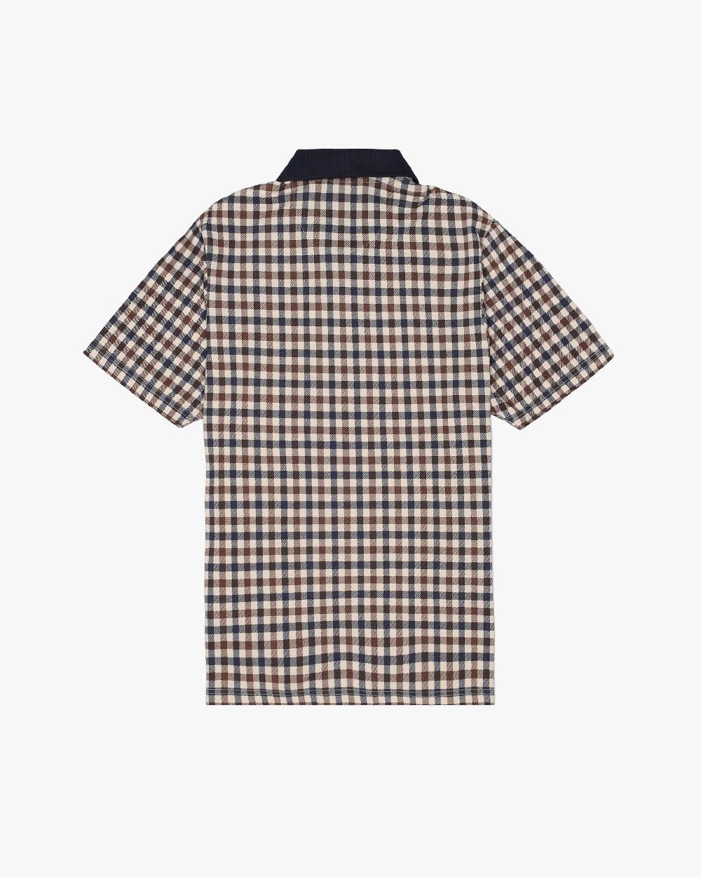Aquascutum ACTIVE CLUB CHECK PIQUET POLO