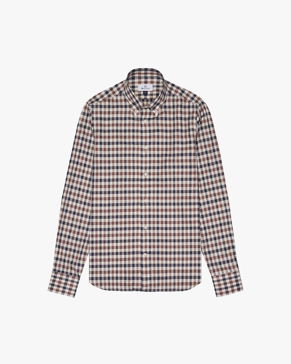 aquascutum ACTIVE CLUB CHECK SHIRT