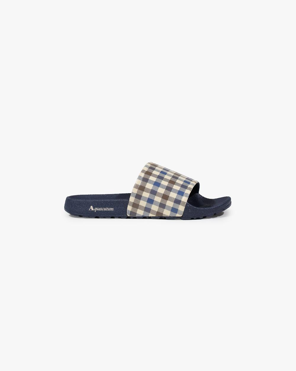 Aquascutum ACTIVE CLUB CHECK SLIPPERS