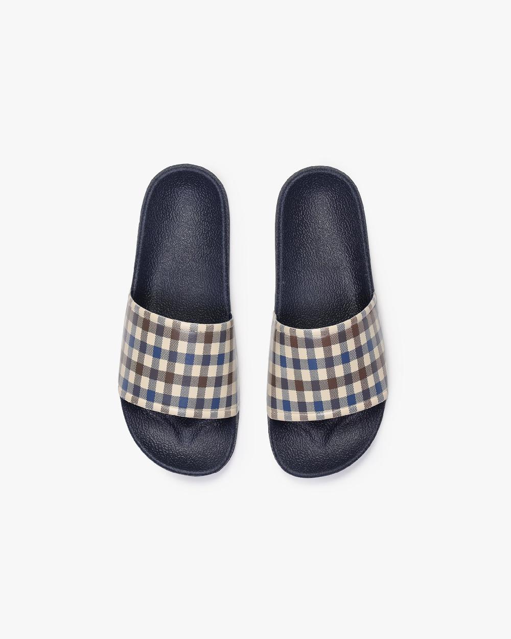 aquascutum ACTIVE CLUB CHECK SLIPPERS