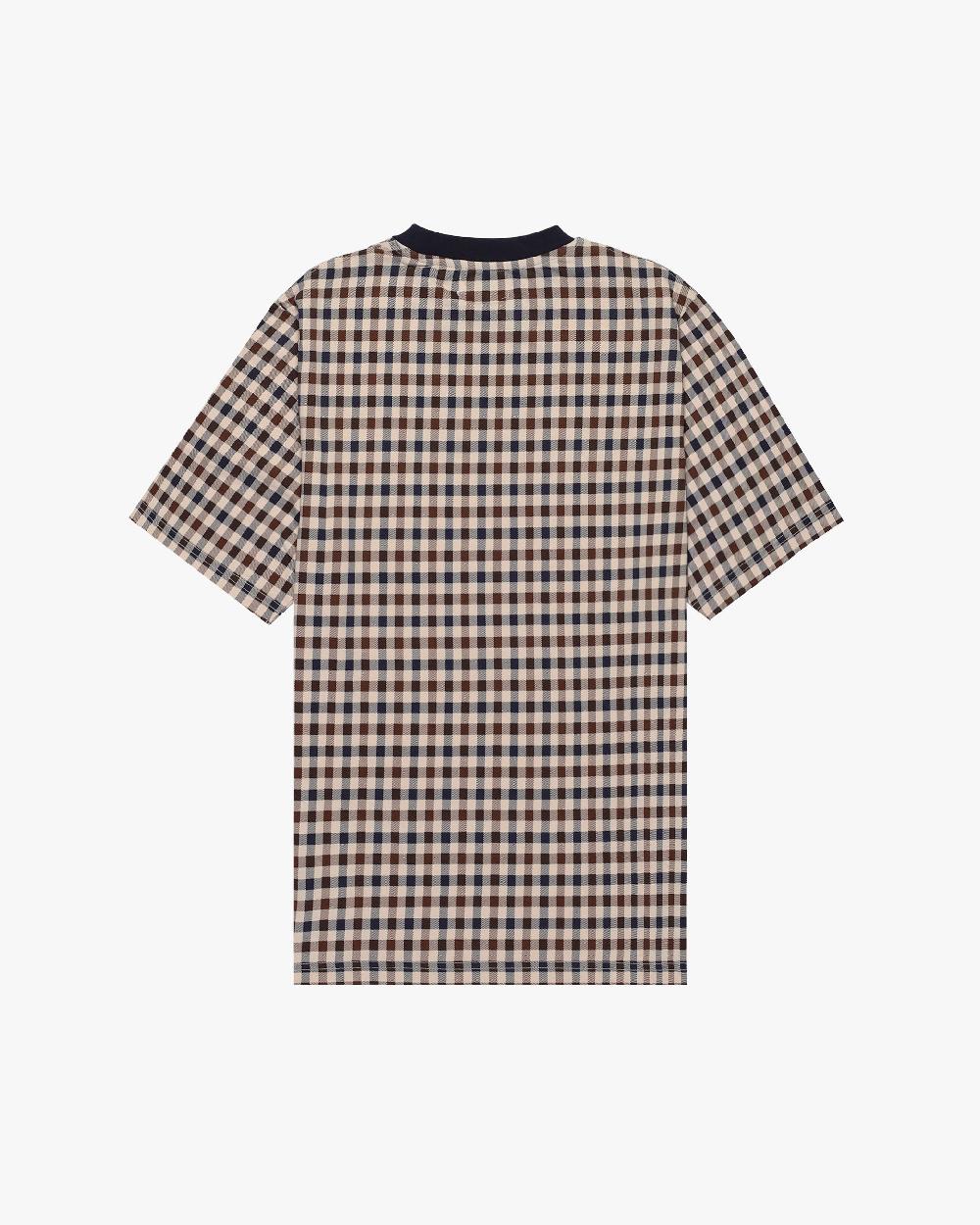 Aquascutum ACTIVE CLUB CHECK T-SHIRT