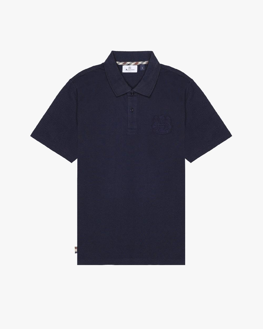 aquascutum ACTIVE CREST PIQUET POLO