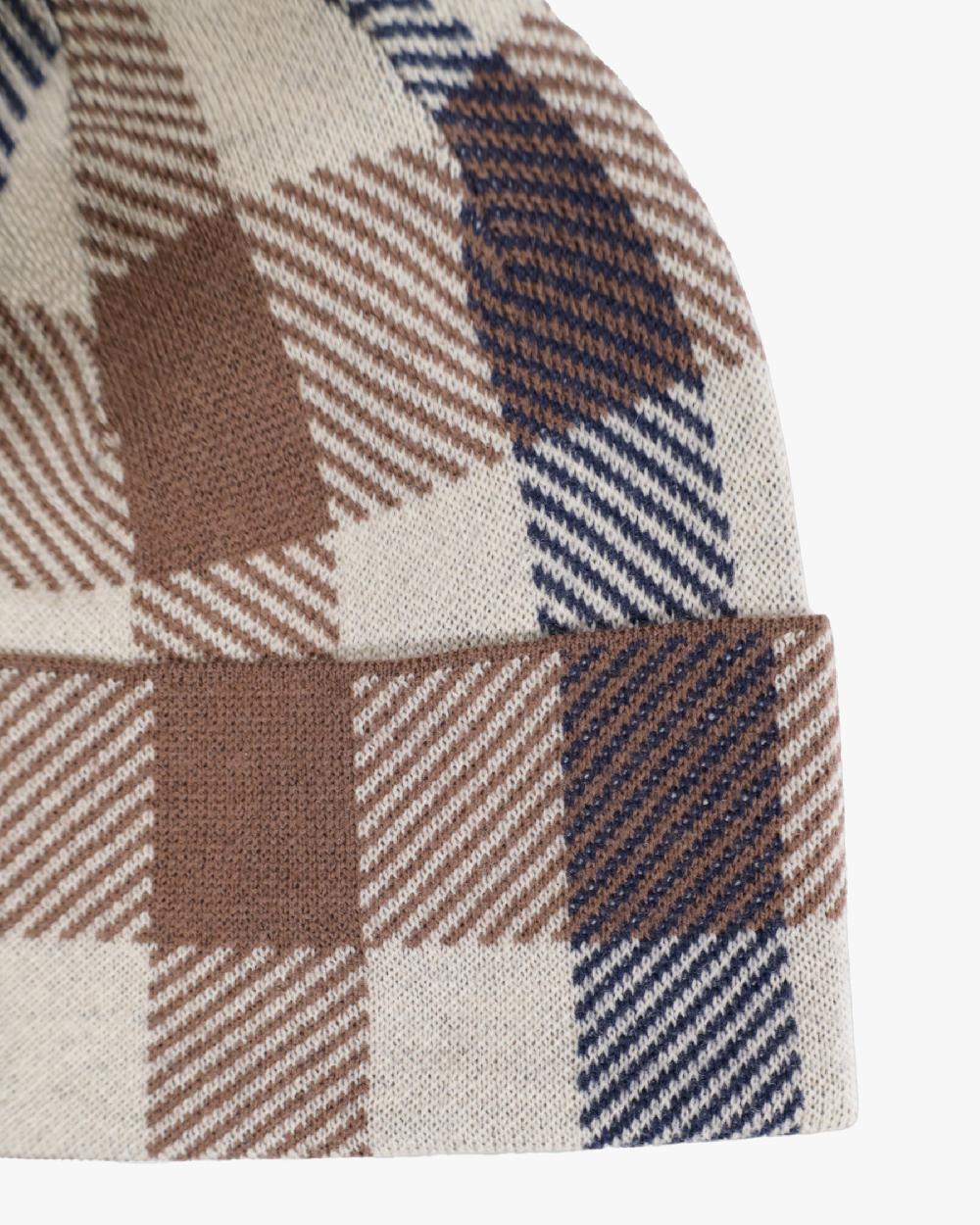 Aquascutum ACTIVE MACRO CHECK BEANIE MACRO CLUB