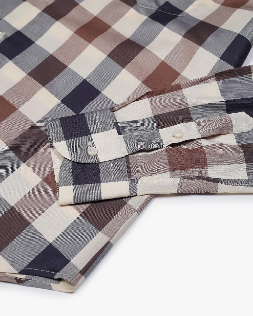 Aquascutum ACTIVE MACRO CHECK SHIRT