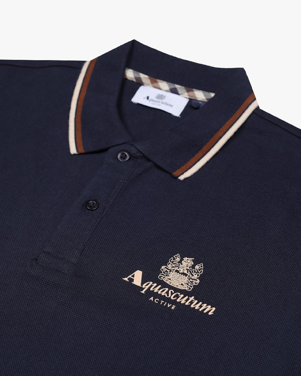 Aquascutum ACTIVE PIQUET STRIPES POLO