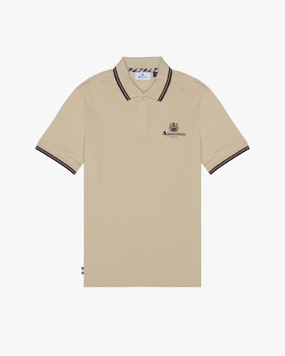 aquascutum ACTIVE PIQUET STRIPES POLO
