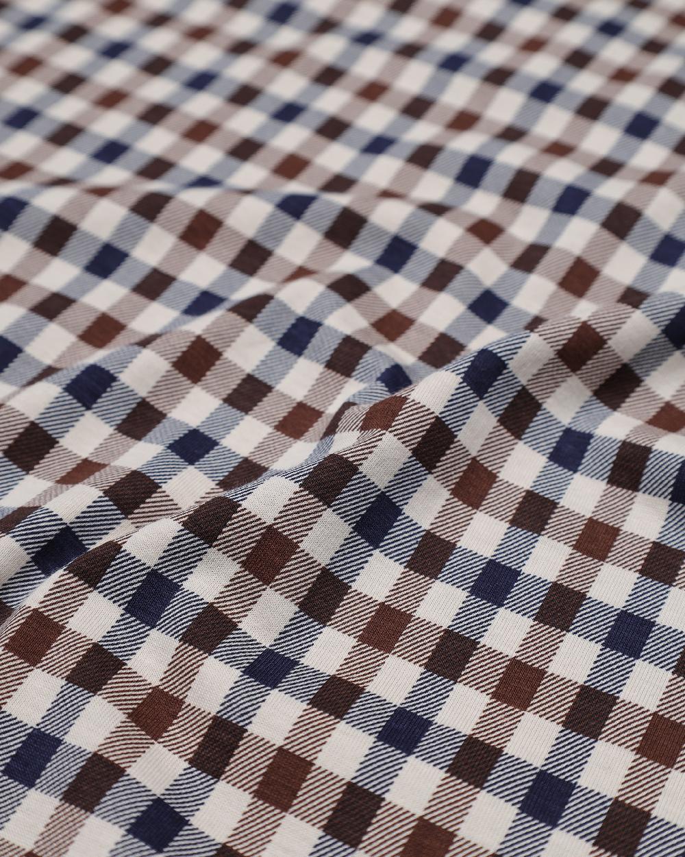 Aquascutum ACTIVE SIDE CLUB CHECK T-SHIRT