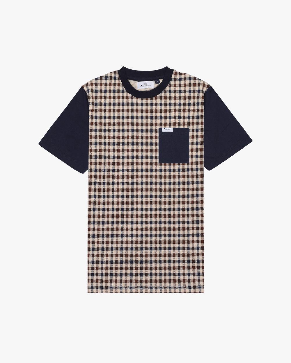 aquascutum ACTIVE SOLID POCKET T-SHIRT
