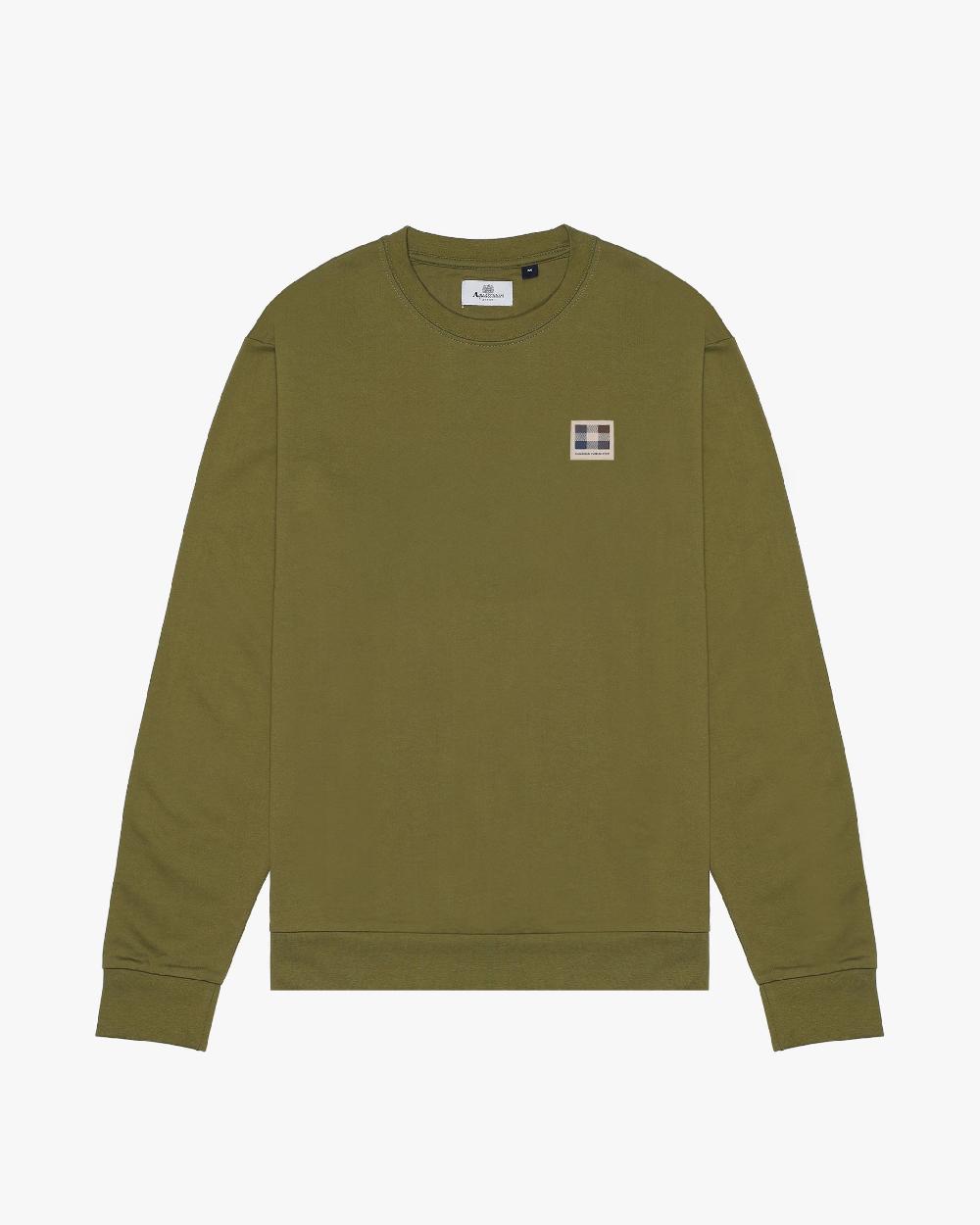 aquascutum BADGE CREWNECK