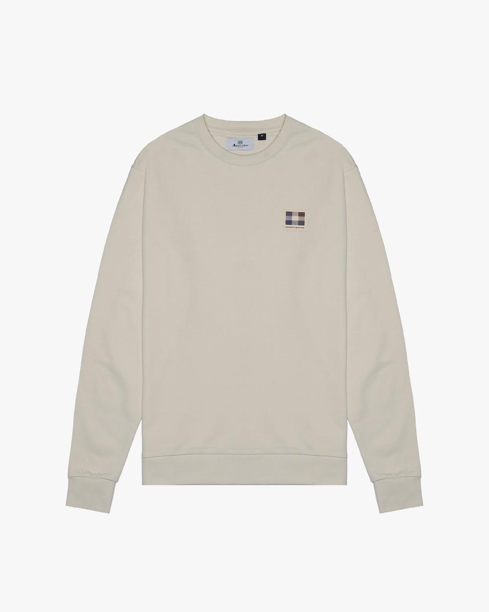 aquascutum BADGE CREWNECK