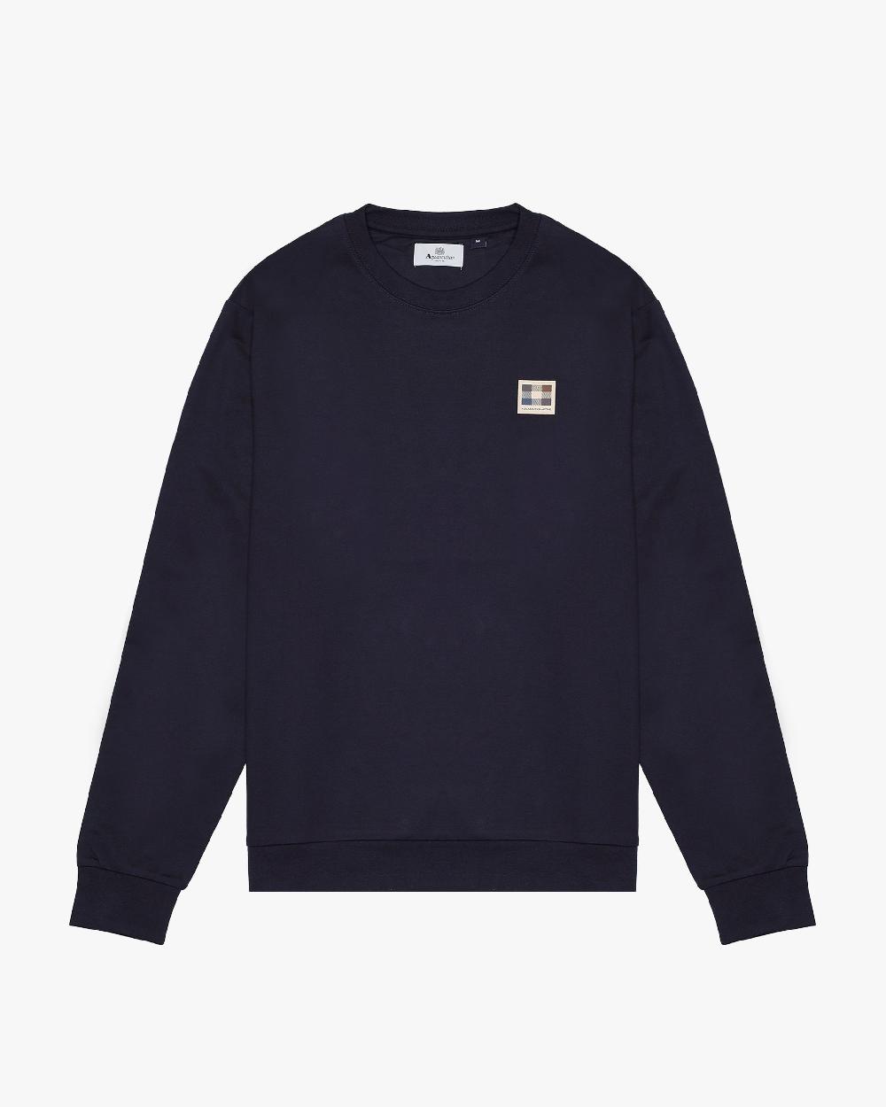 aquascutum BADGE CREWNECK