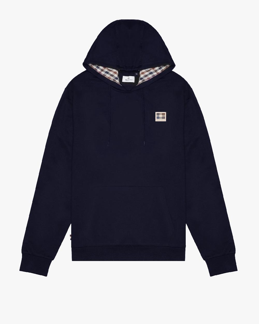 aquascutum BADGE HOODIE