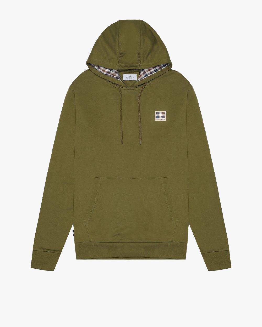 aquascutum BADGE HOODIE