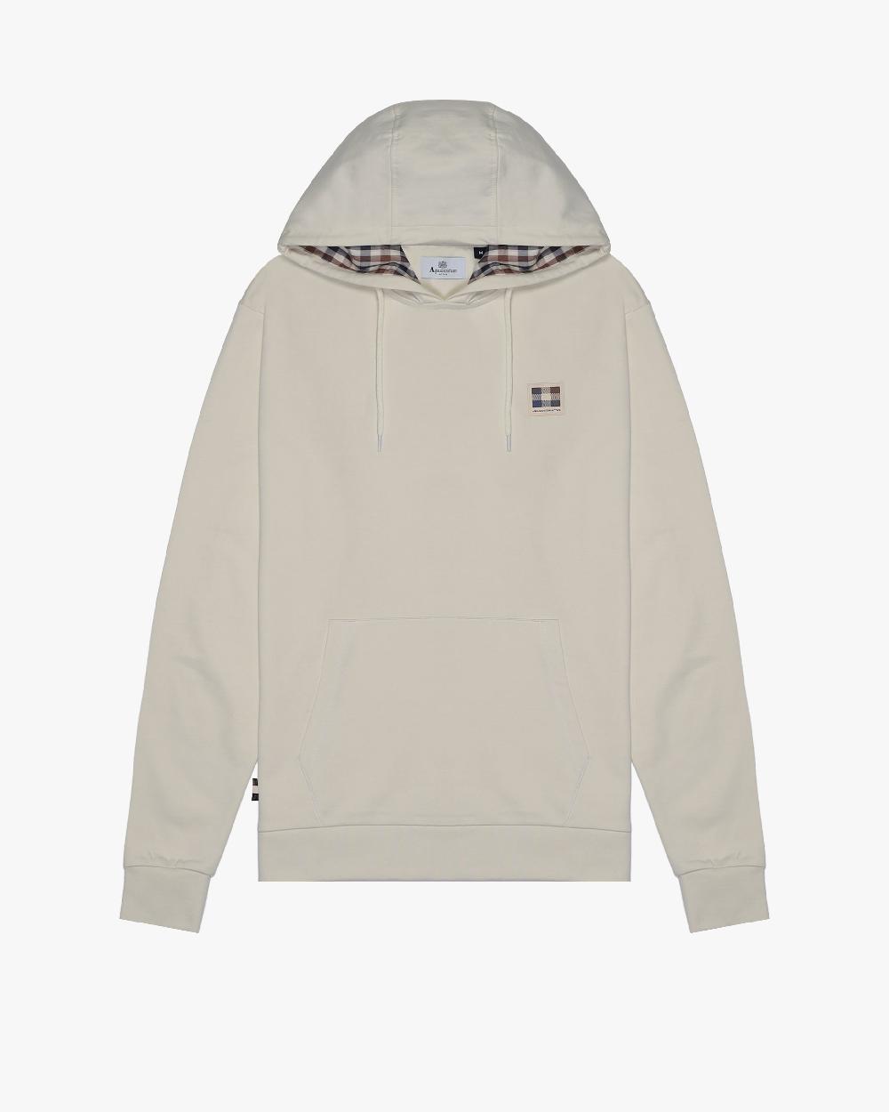 aquascutum BADGE HOODIE