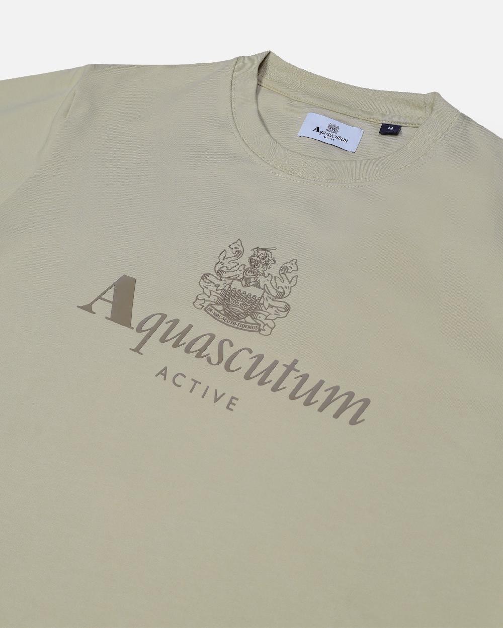 Aquascutum BIG LOGO CREWNECK