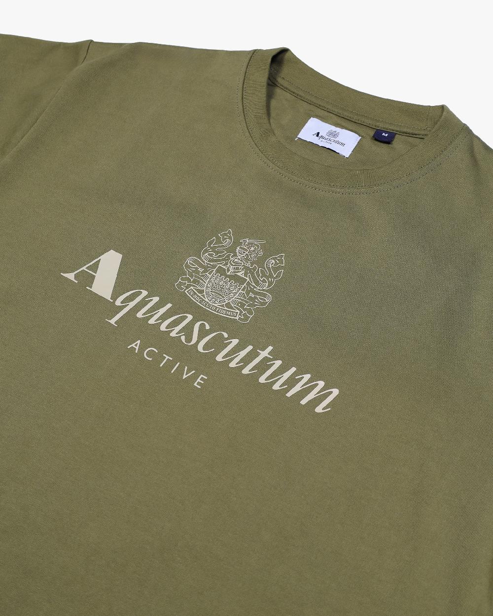 Aquascutum BIG LOGO CREWNECK