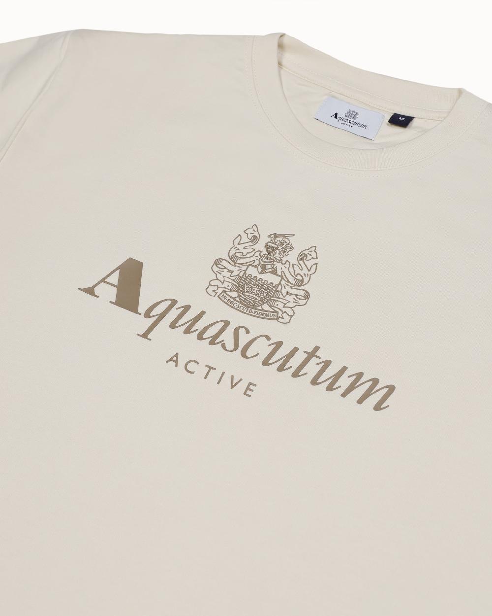Aquascutum BIG LOGO CREWNECK