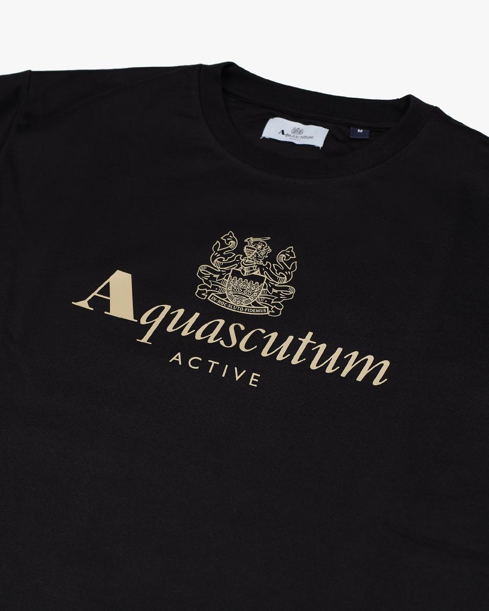 Aquascutum BIG LOGO CREWNECK