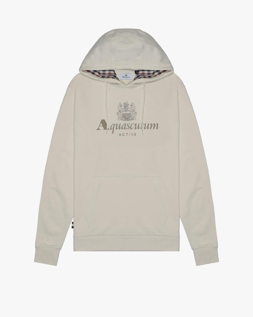 aquascutum BIG LOGO HOODIE