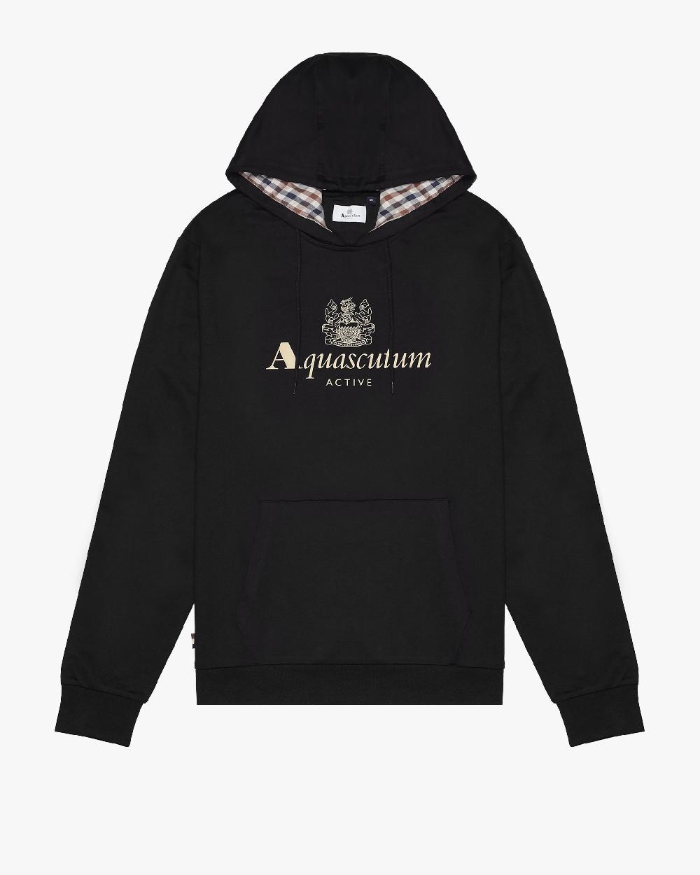 aquascutum BIG LOGO HOODIE