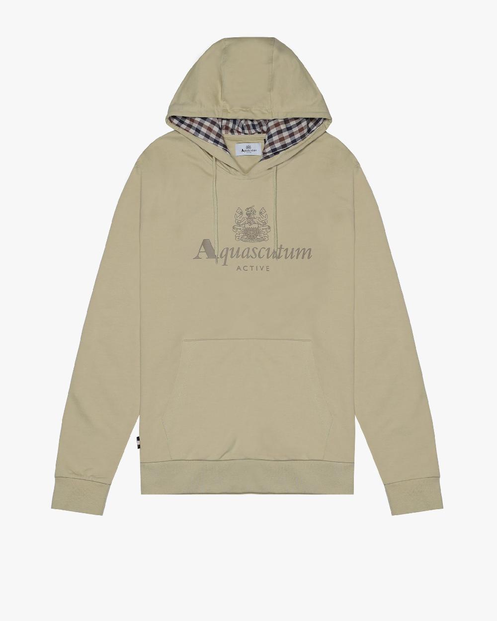 aquascutum BIG LOGO HOODIE