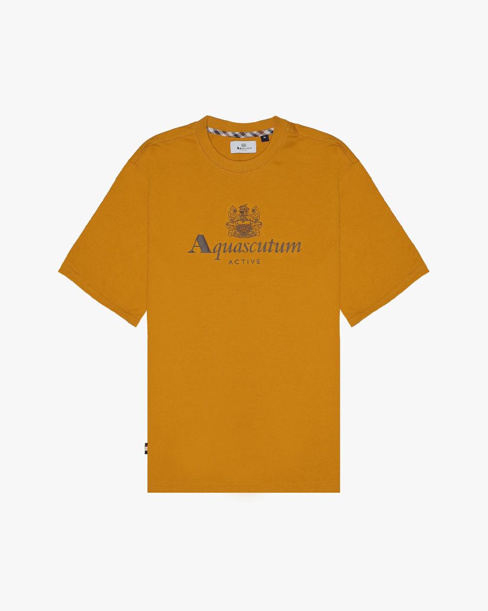 aquascutum BIG LOGO T-SHIRT