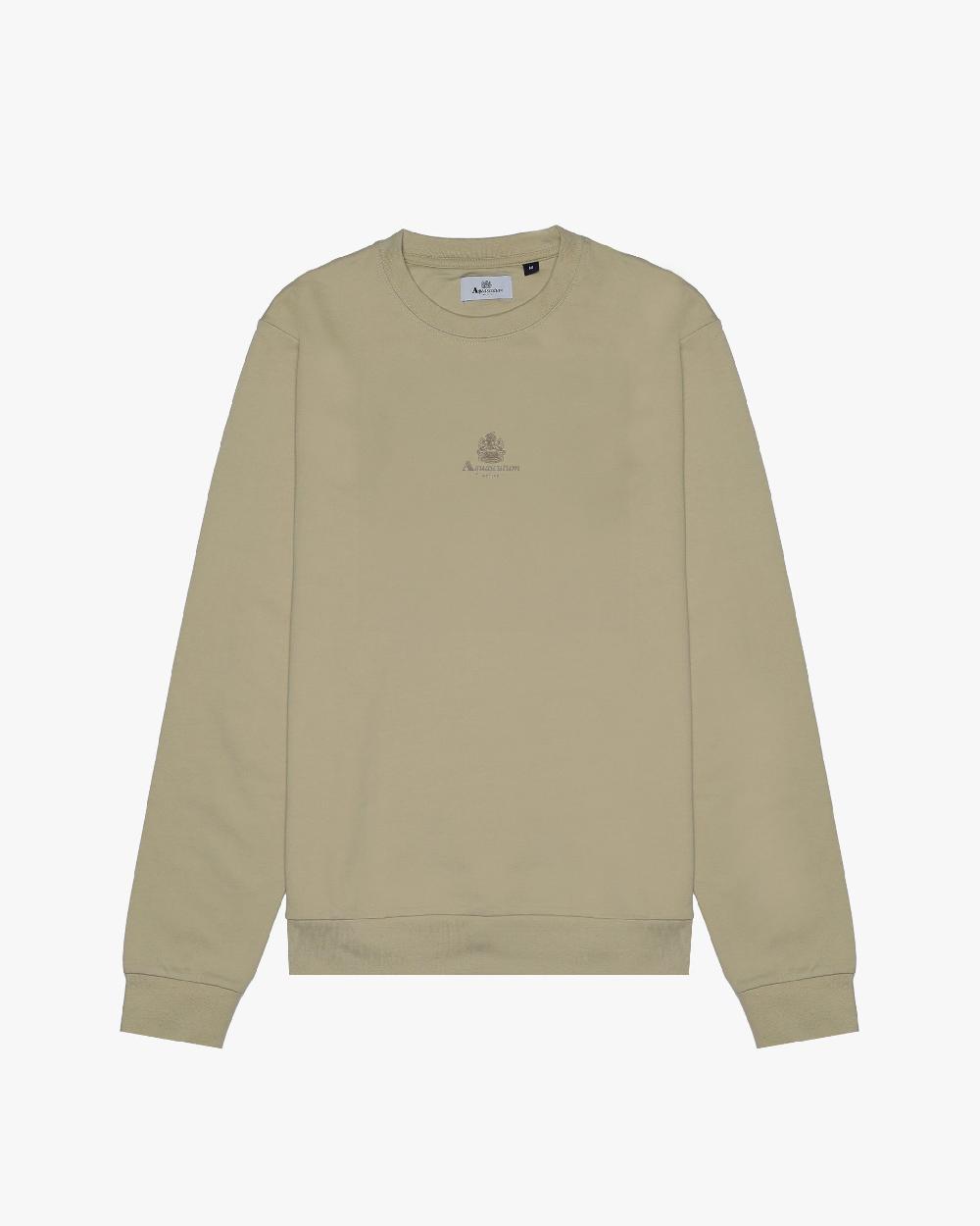 aquascutum CENTERED LOGO CREWNECK