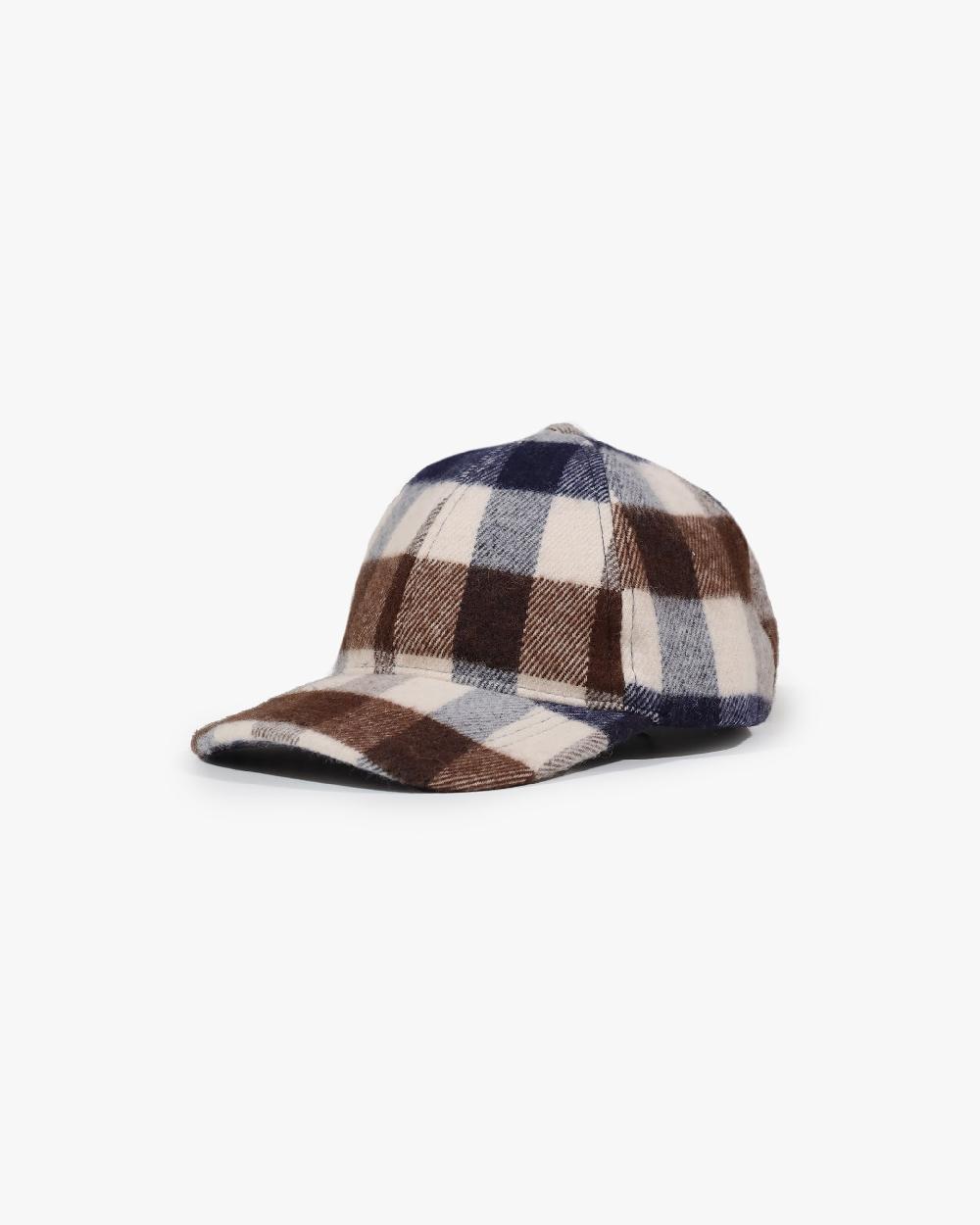 Aquascutum CLUB CHECK BASEBALL CAP