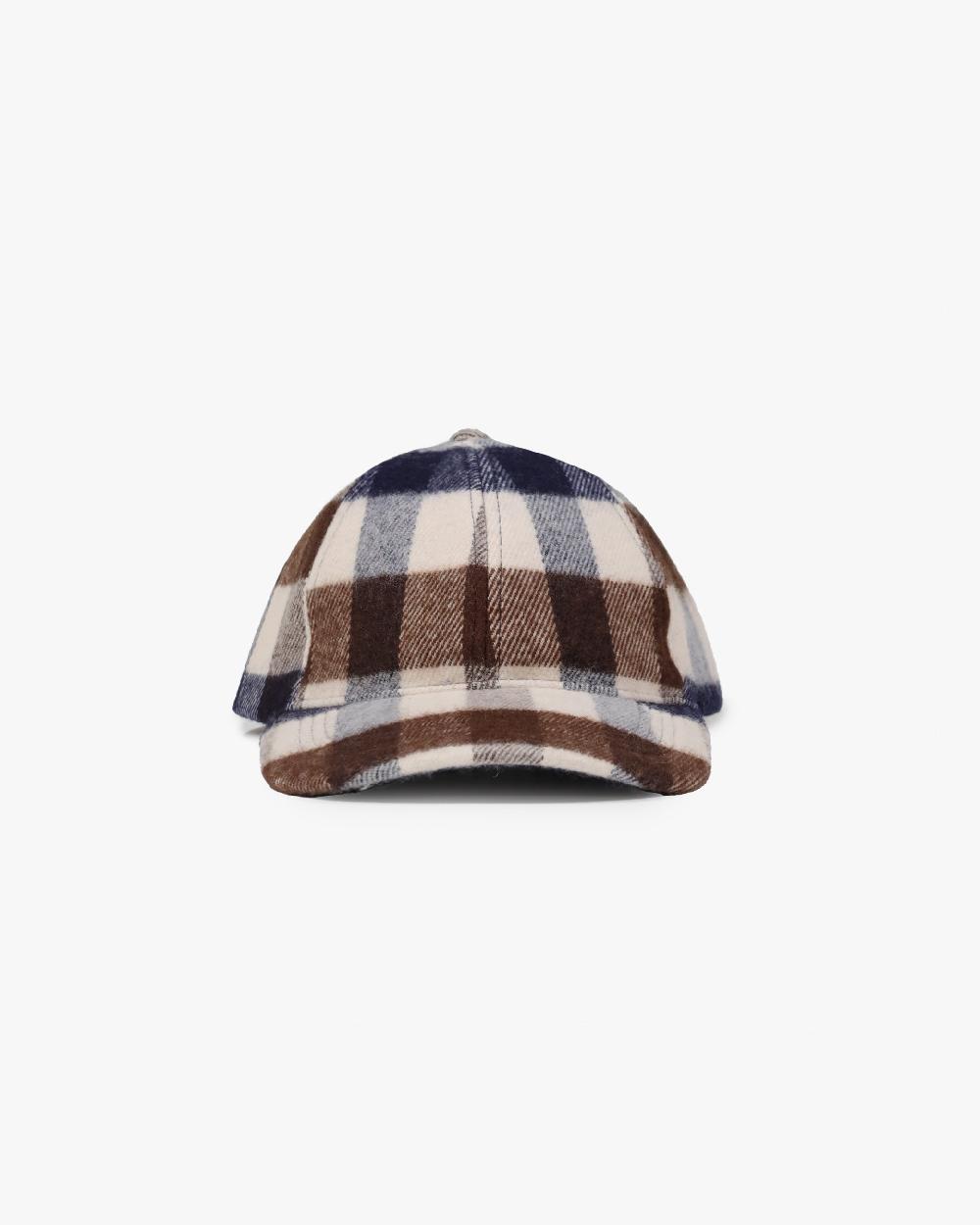 aquascutum CLUB CHECK BASEBALL CAP