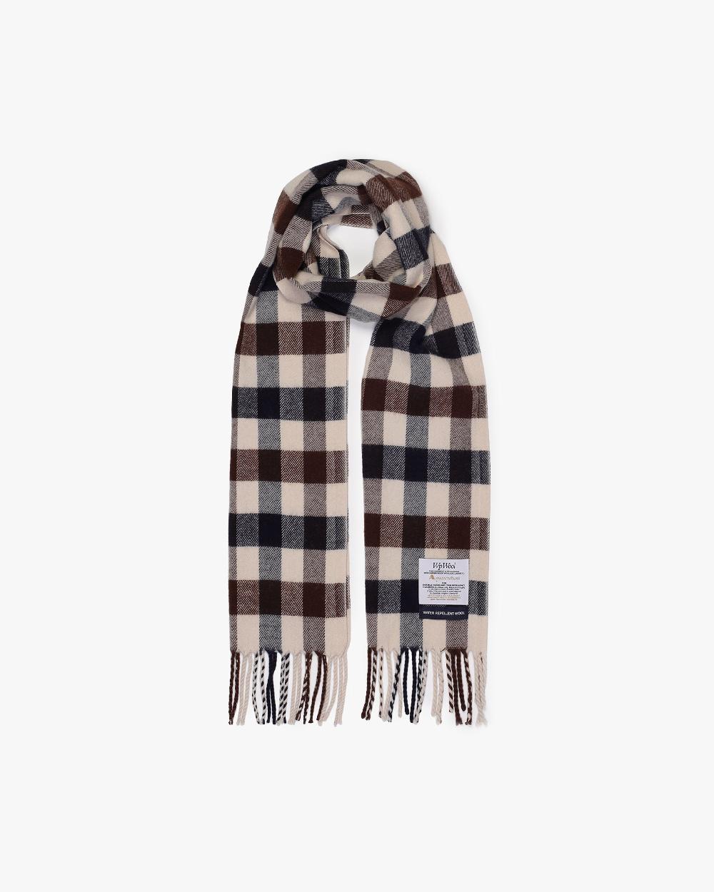 aquascutum CLUB CHECK SCARF MACRO