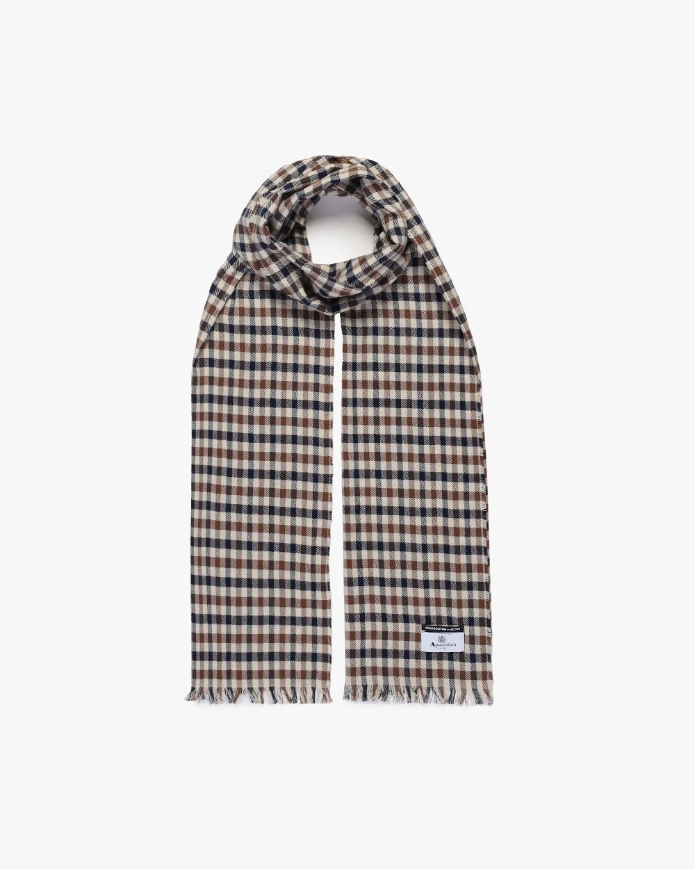 aquascutum CLUB CHECK SCARF