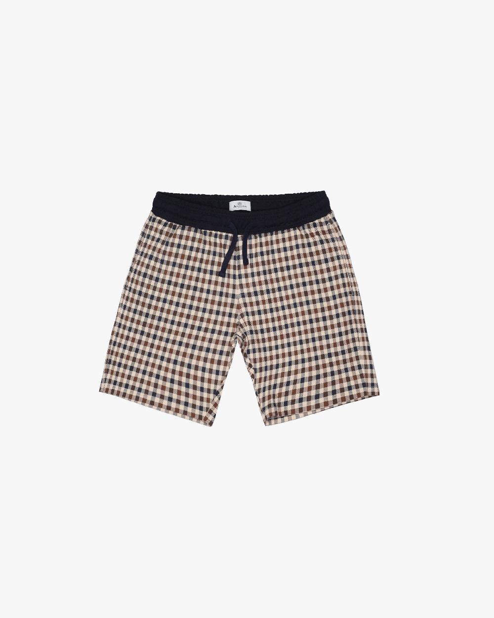 aquascutum CLUB CHECK SHORT PANTS