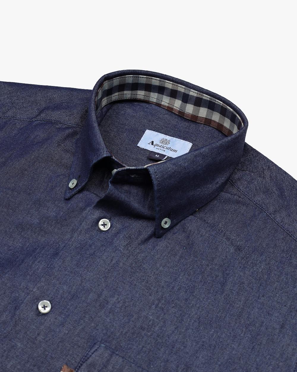Aquascutum DENIM SHORT SLEEVES SHIRT