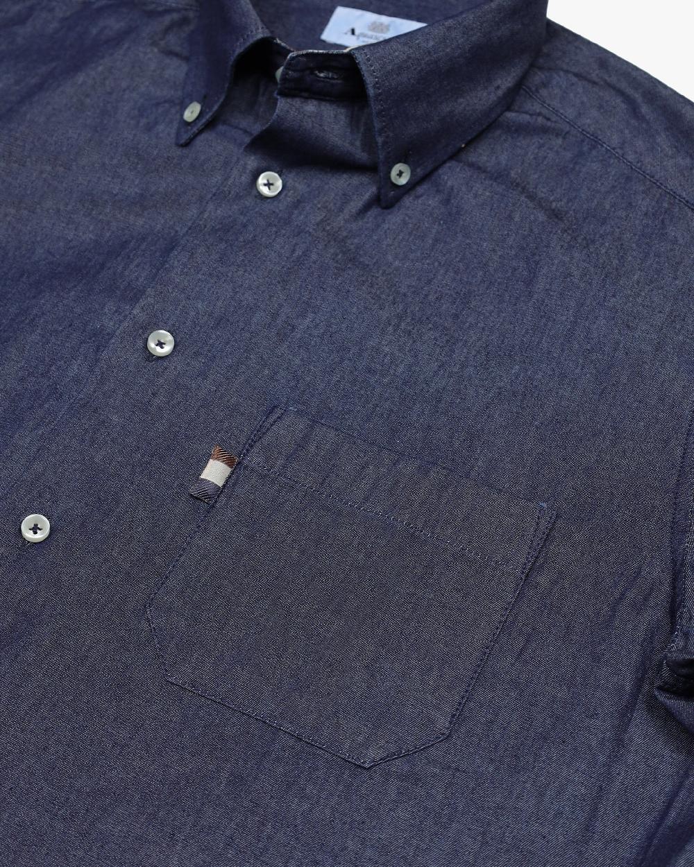 Aquascutum DENIM SHORT SLEEVES SHIRT