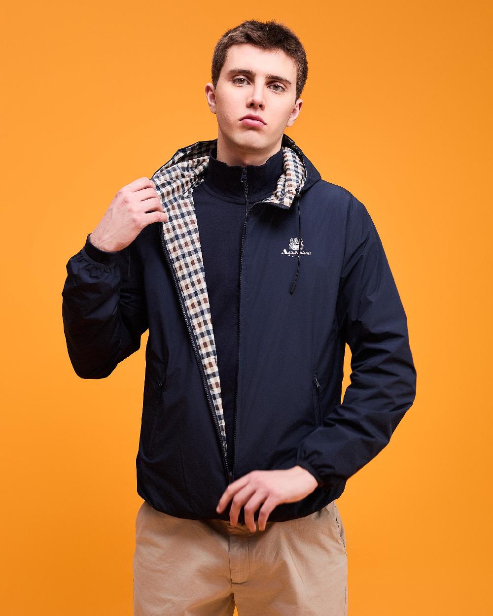 Aquascutum HOODED SAILOR REVERSIBLE JACKET