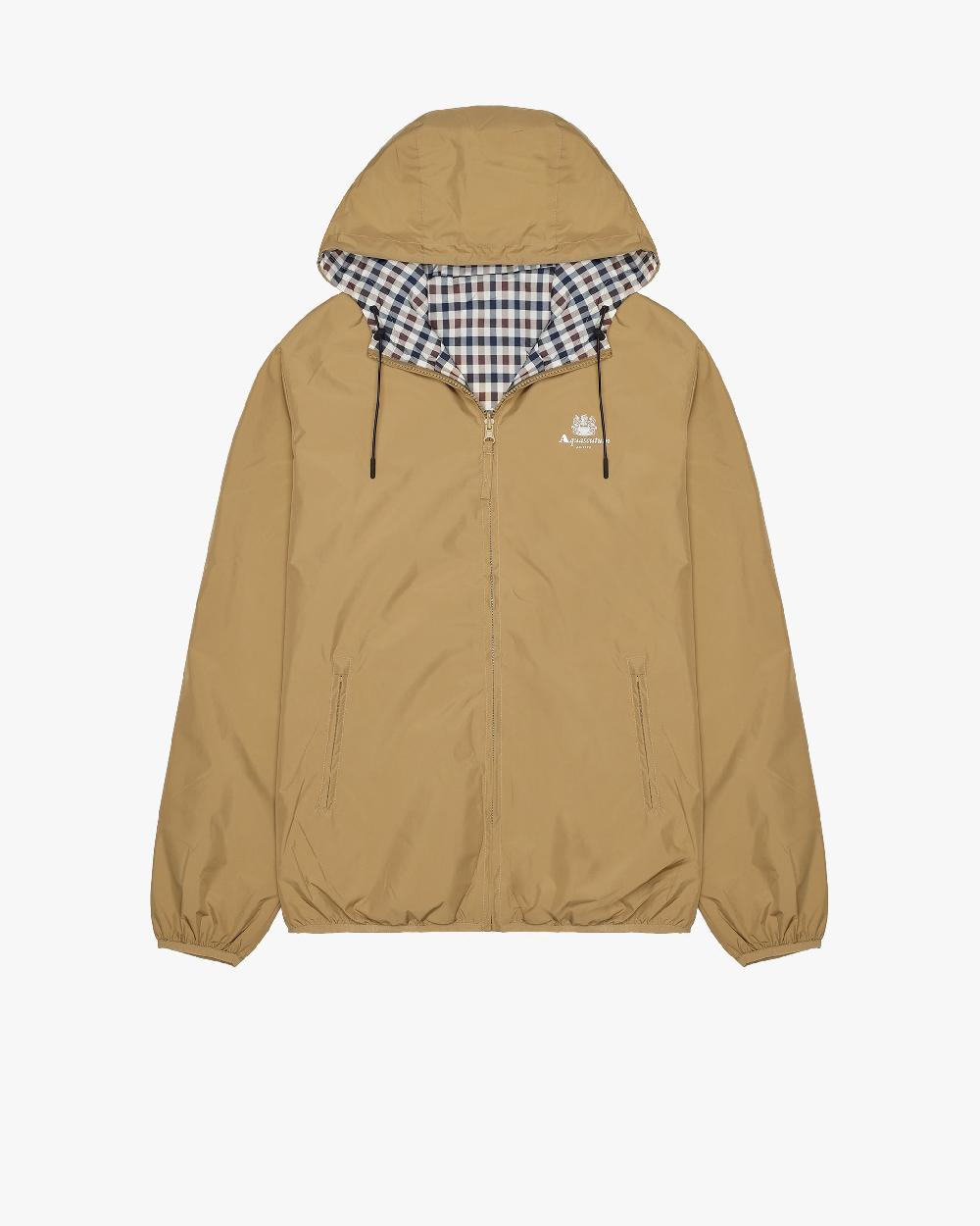 aquascutum HOODED SAILOR REVERSIBLE JACKET