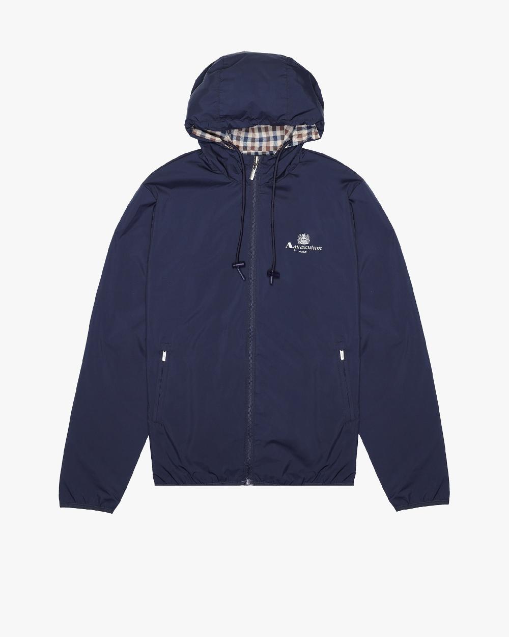 aquascutum HOODED SAILOR REVERSIBLE JACKET