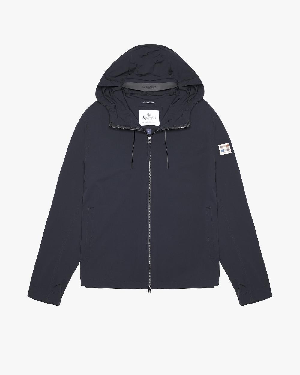 aquascutum HOODED STRETCH WINDBREAKER