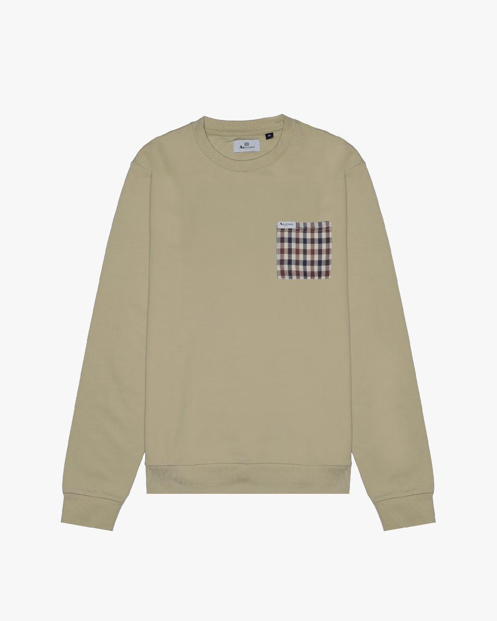 aquascutum ICONIC POCKET CREWNECK