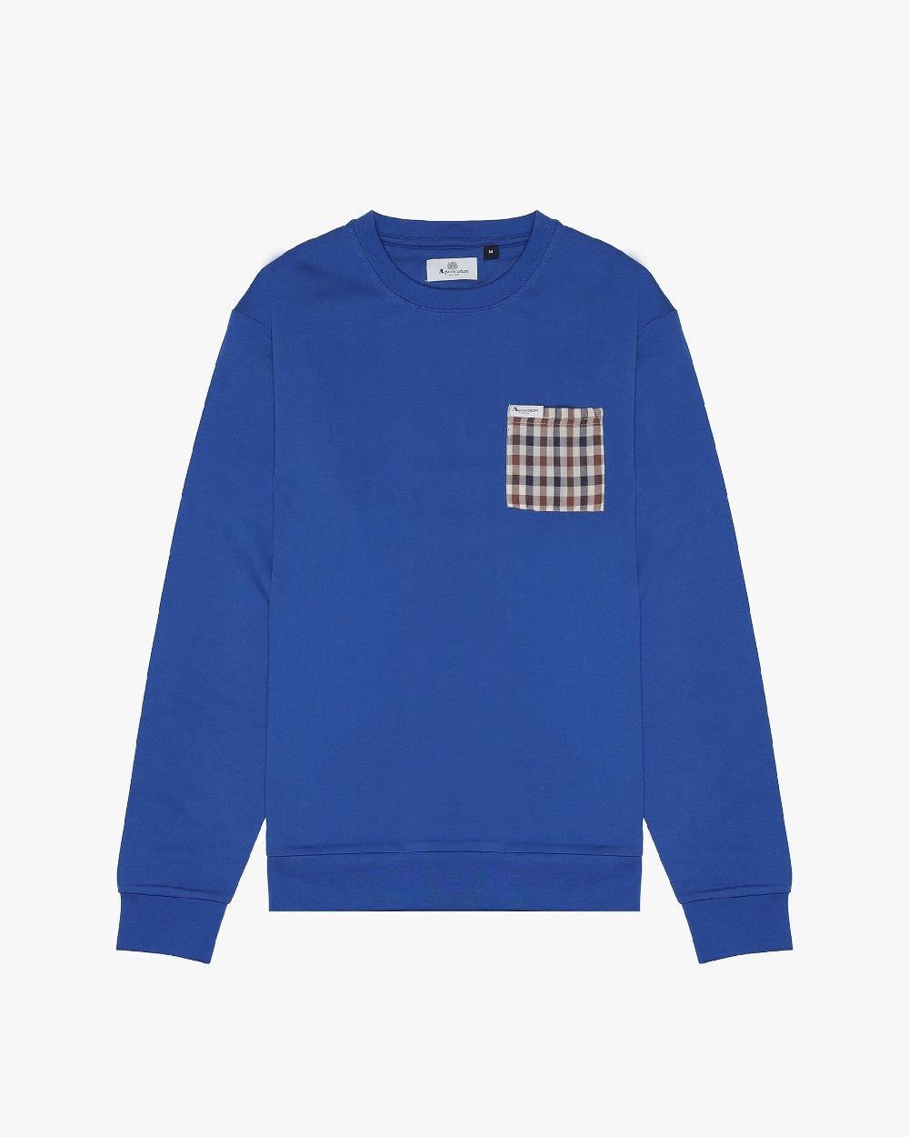 aquascutum ICONIC POCKET CREWNECK