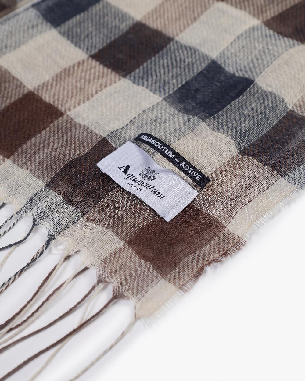 Aquascutum MACRO CLUB CHECK SCARF