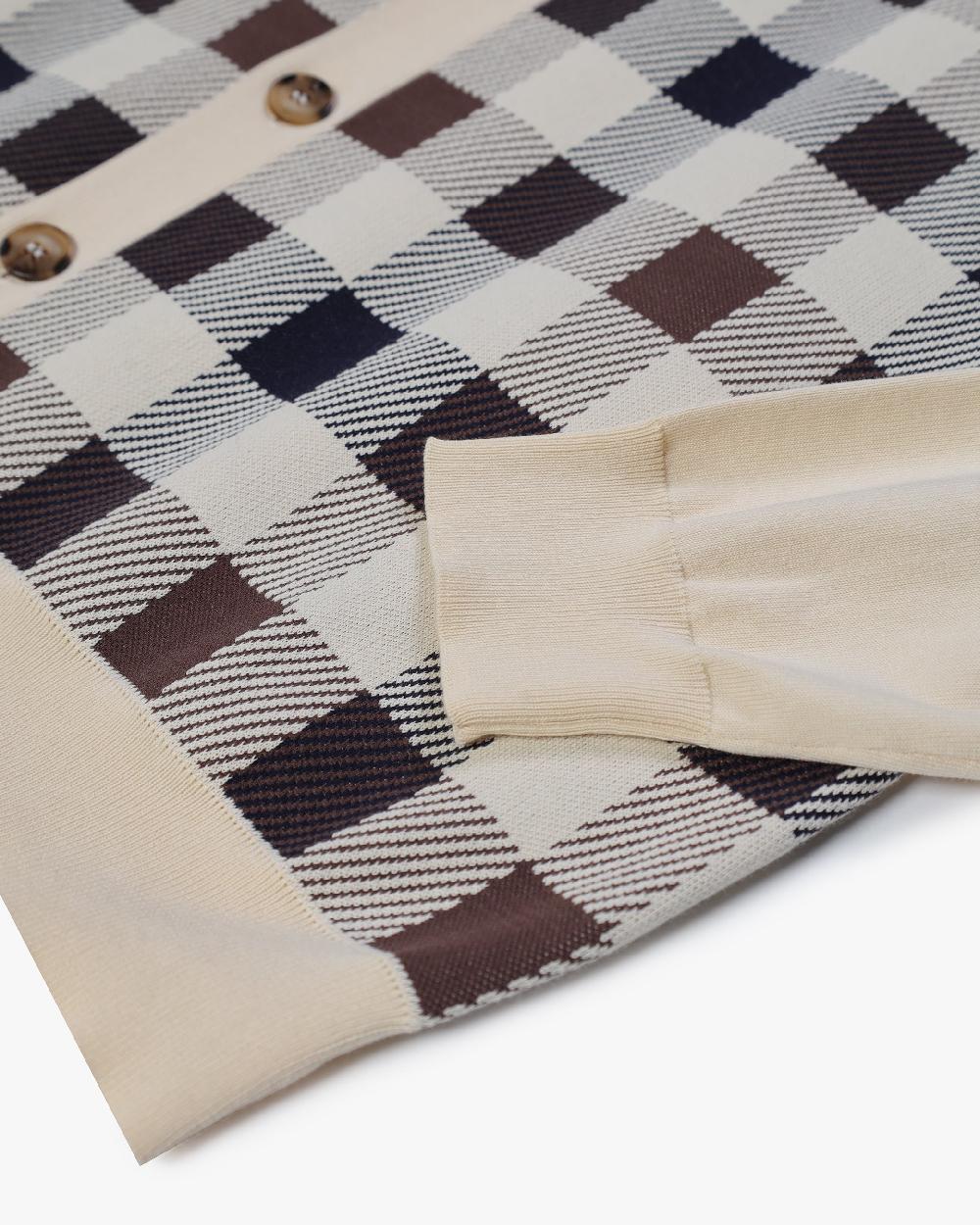 Aquascutum MACRO ICONIC CARDIGAN