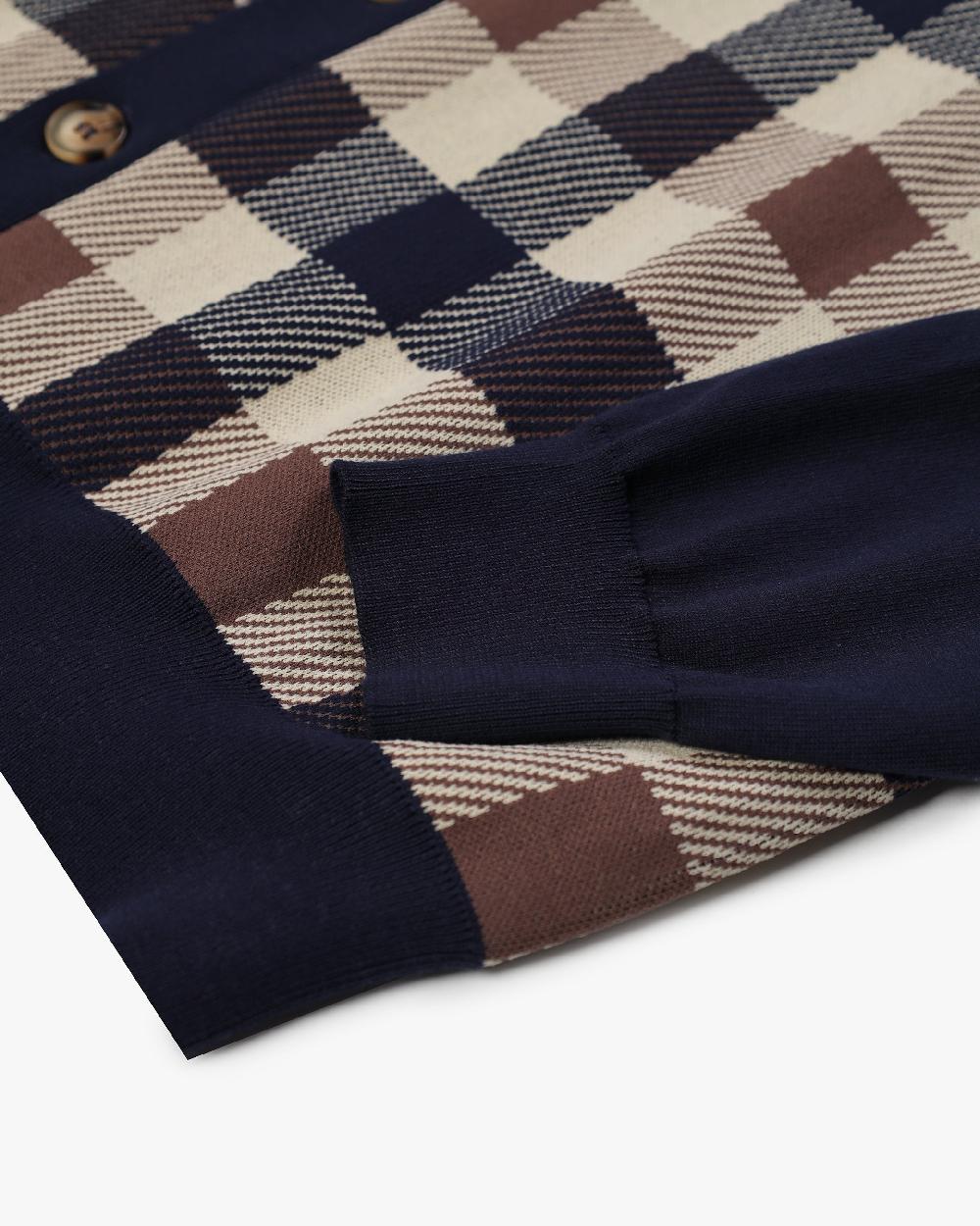 Aquascutum MACRO ICONIC CARDIGAN