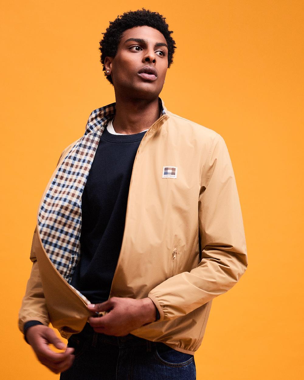 Aquascutum MOCK NECK SAILOR REVERSIBLE JACKET